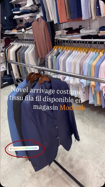 Costumes disponibles en boutique